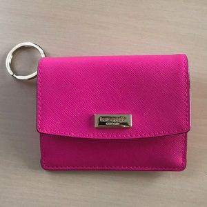 Kate Spade Pink Key Ring Wallet